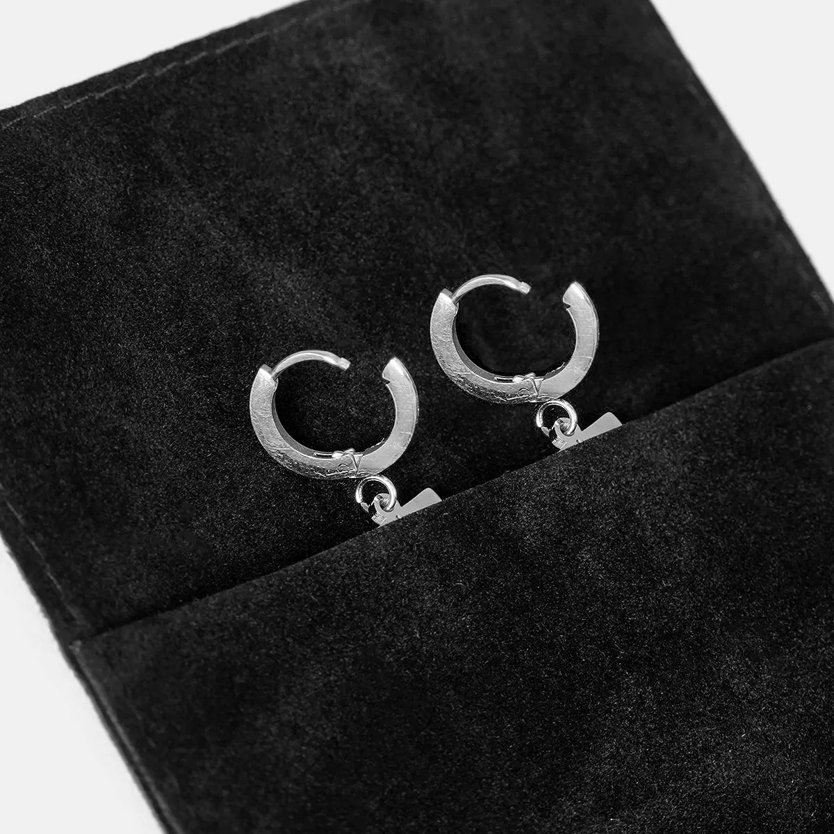 12 Number Earring - Stainless Steel