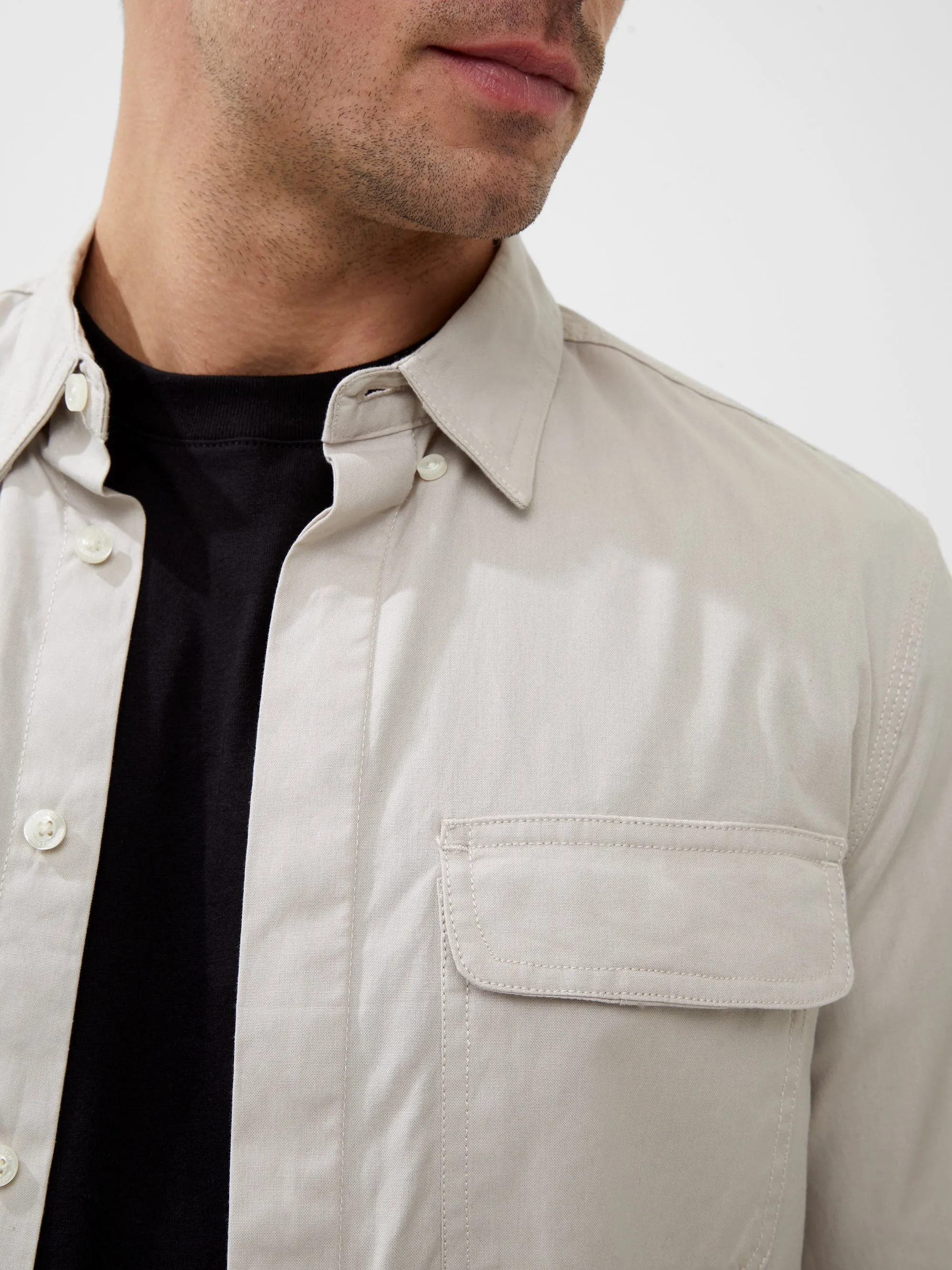 2 Pocket Cotton Overshirt