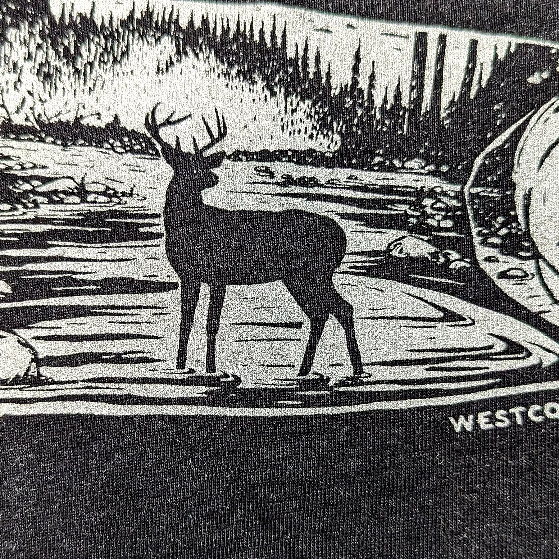 Adult Unisex River Deer T-shirt