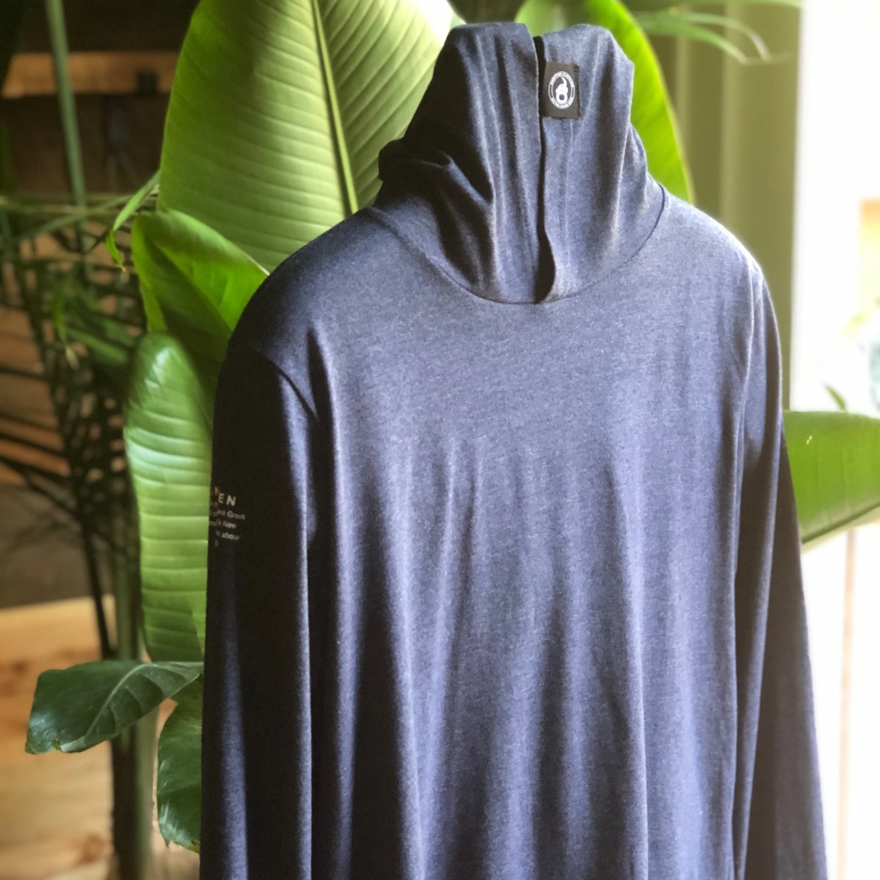 Anothen Hooded Long Sleeve T-Shirt