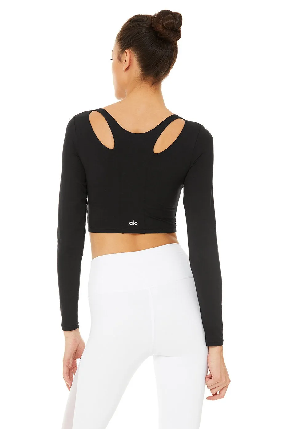 Arch Long Sleeve Top - Black