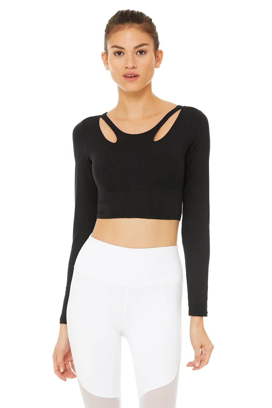 Arch Long Sleeve Top - Black