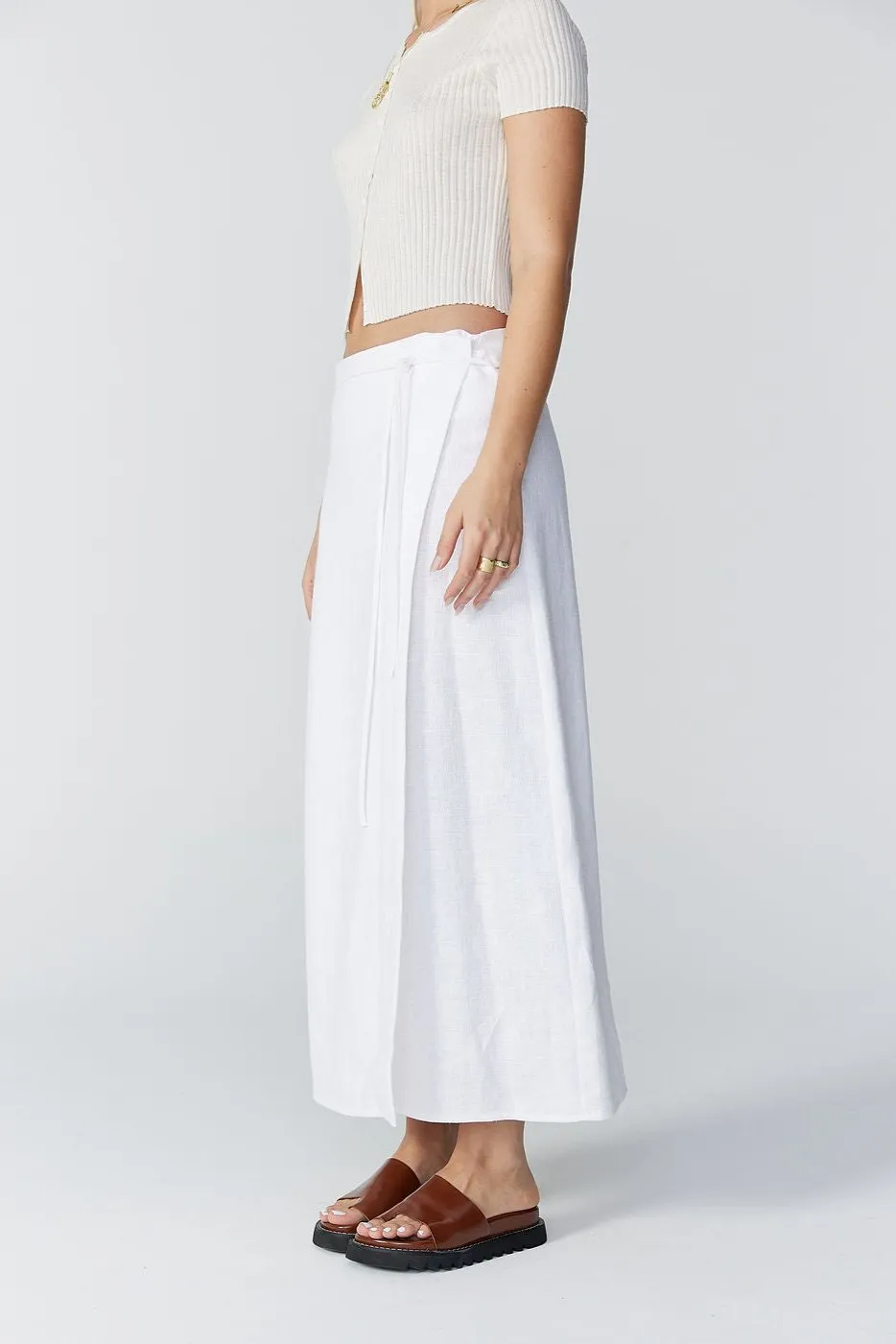 BANC WRAP SKIRT