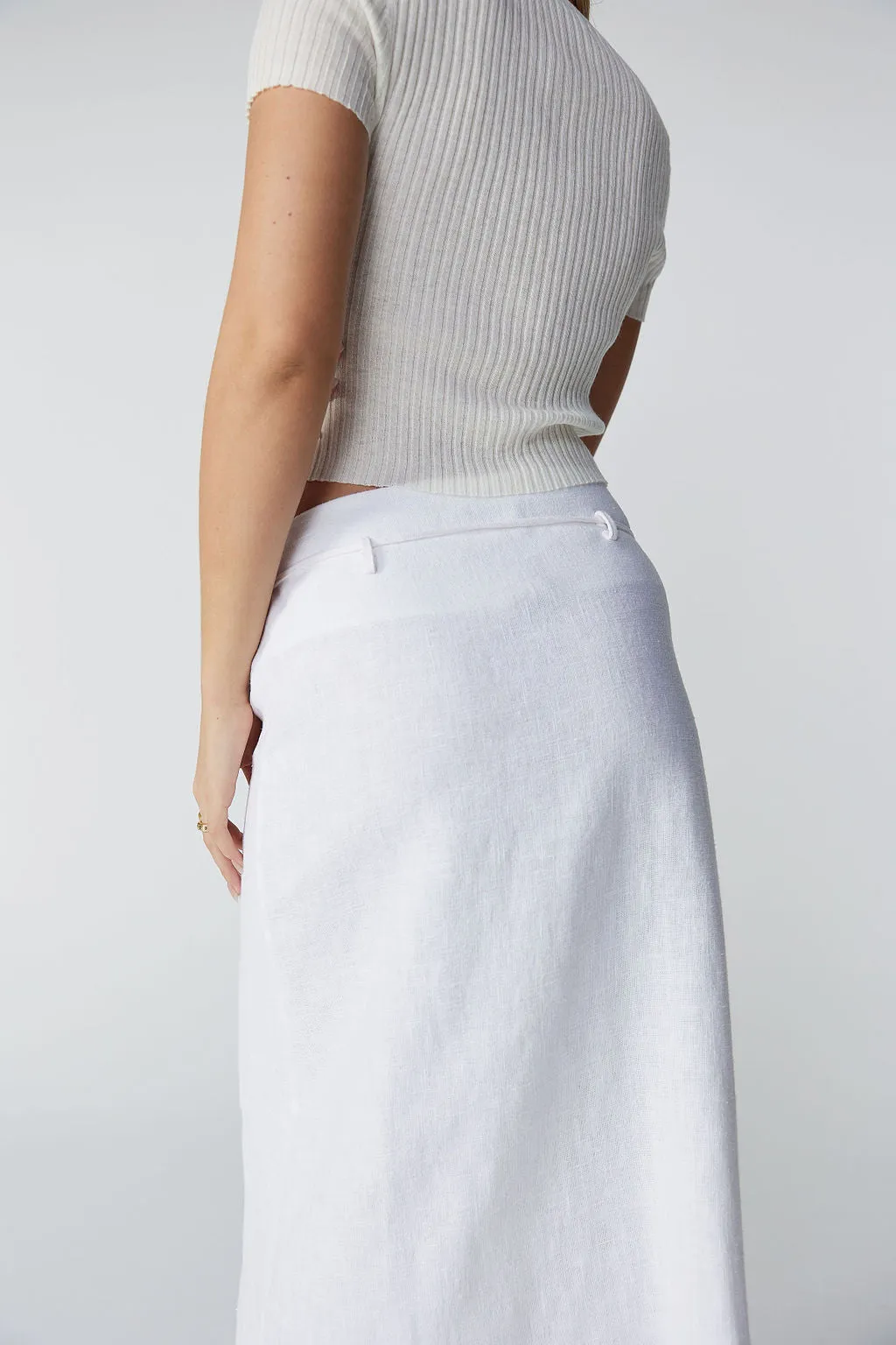 BANC WRAP SKIRT