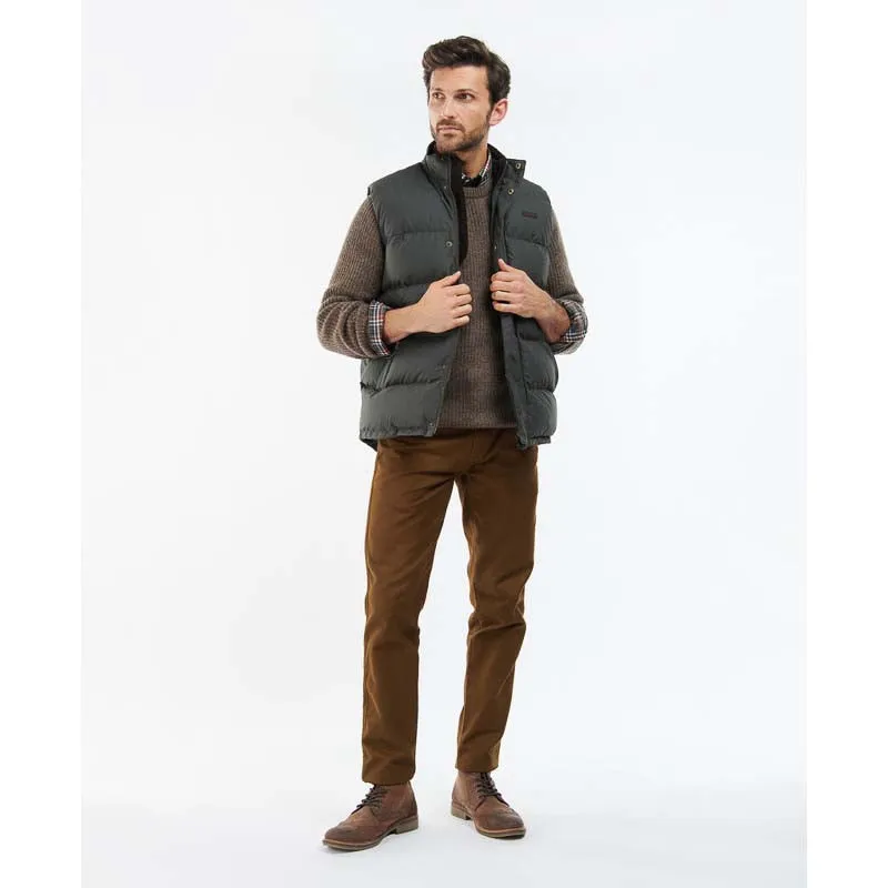 Barbour Fontwell Mens Quilted Gilet - Olive