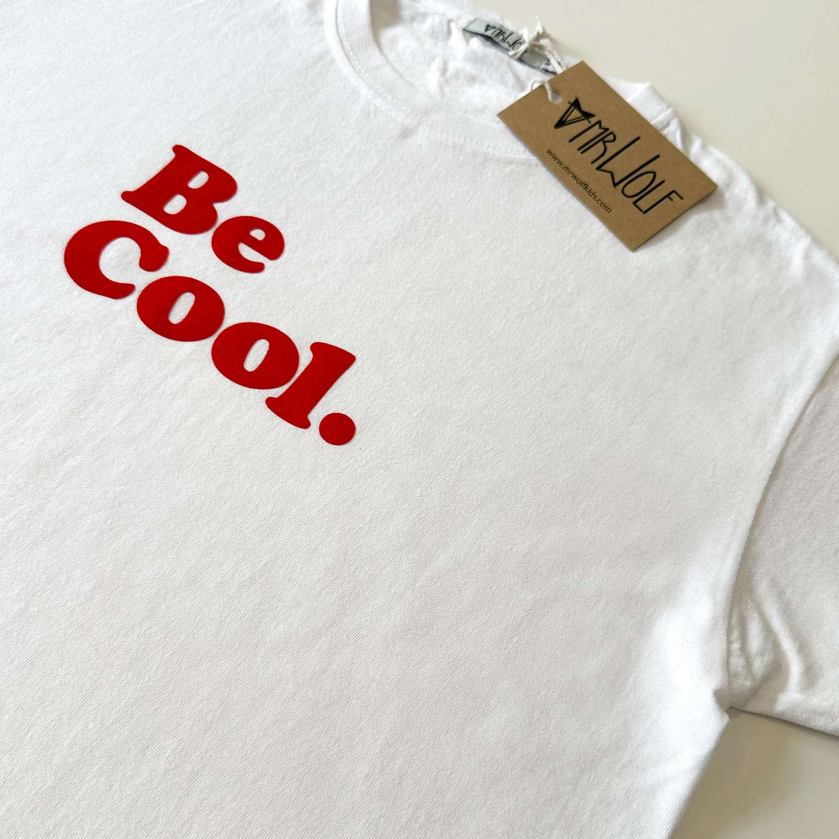 Be Cool Unisex White Kids T-Shirt