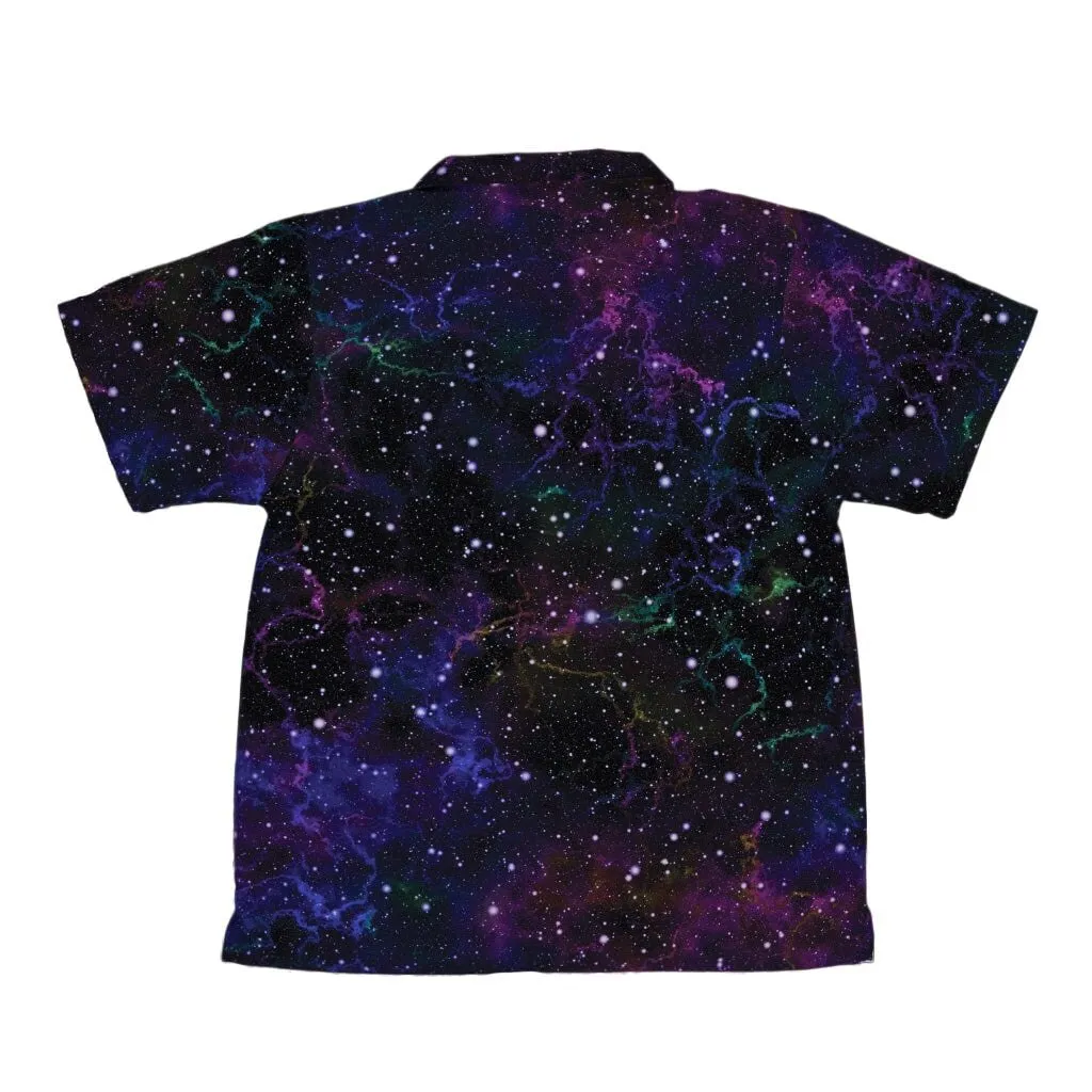 Beautiful Nebula Outer Space Youth Hawaiian Shirt