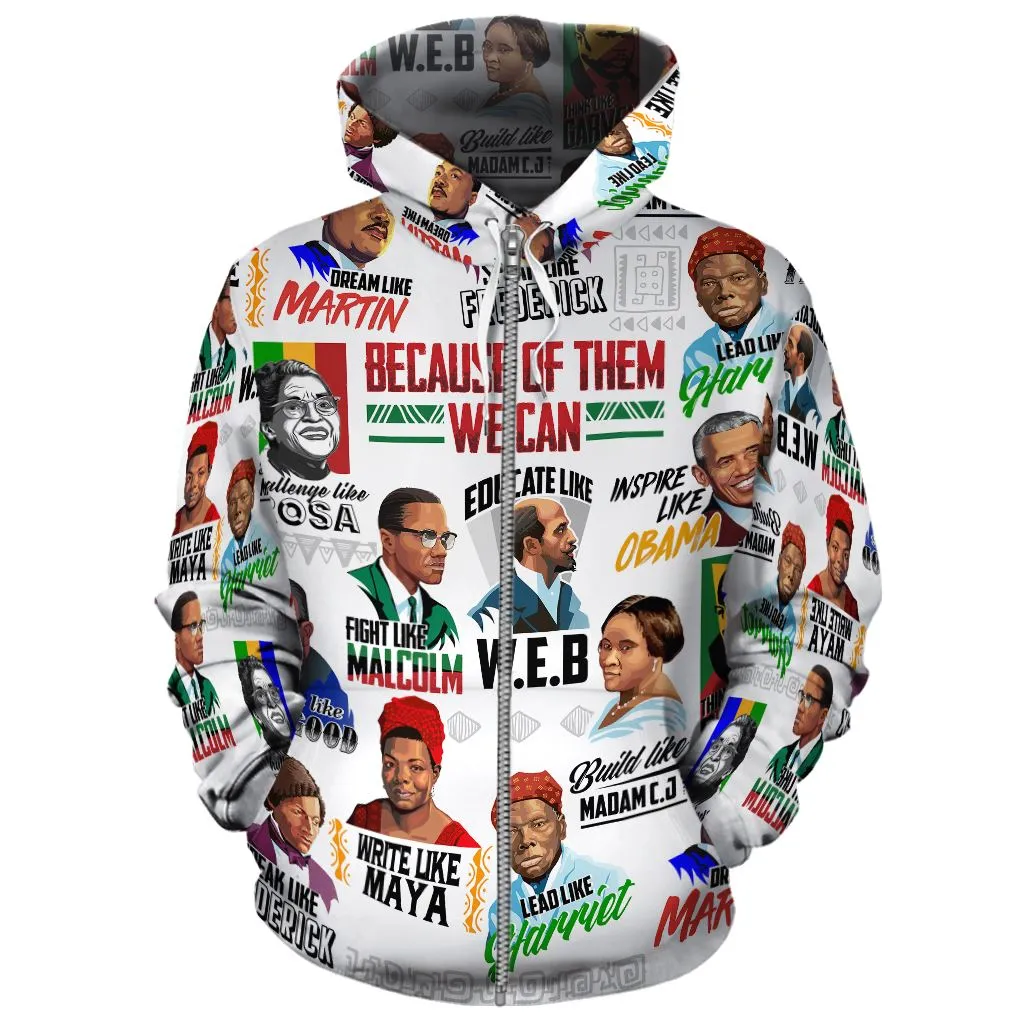 Because Of Them All-over Hoodie