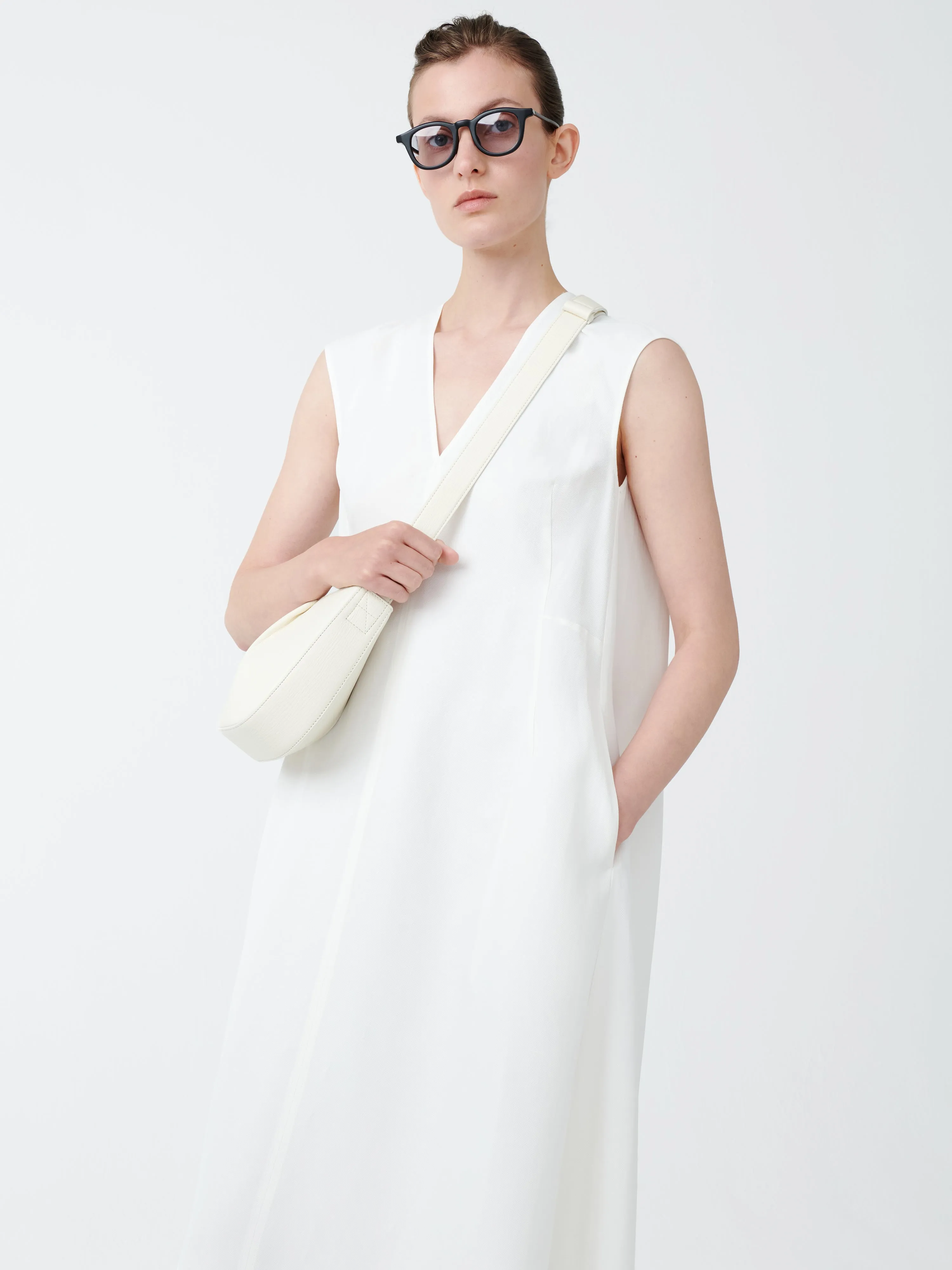 Beck Dress in Parchment