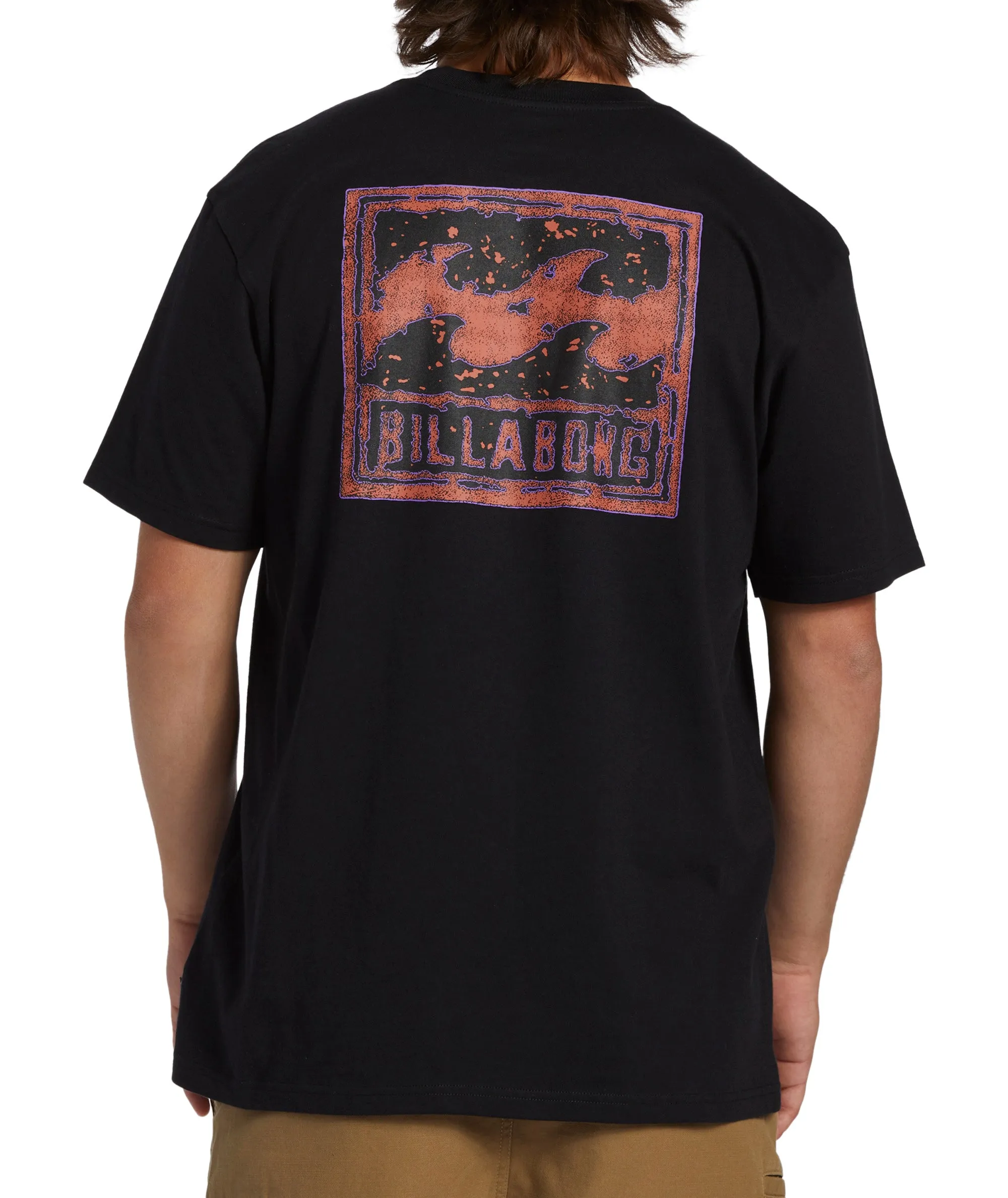 Billabong Mens Crayon Wave Short Sleeve T-Shirt