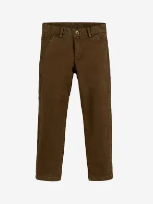 Brown Structured Trouser