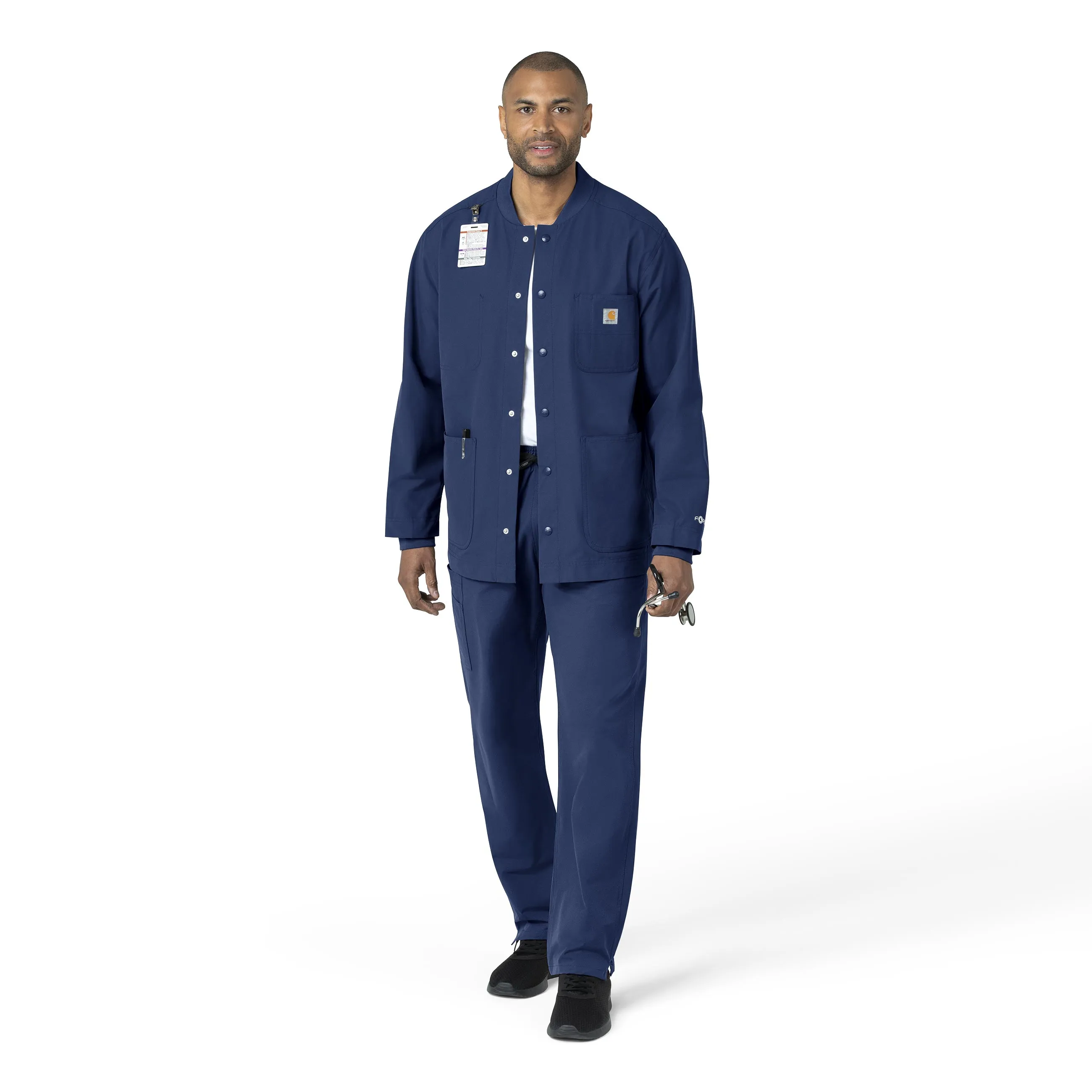 Carhartt Force Essentials Unisex Chore Coat - Navy