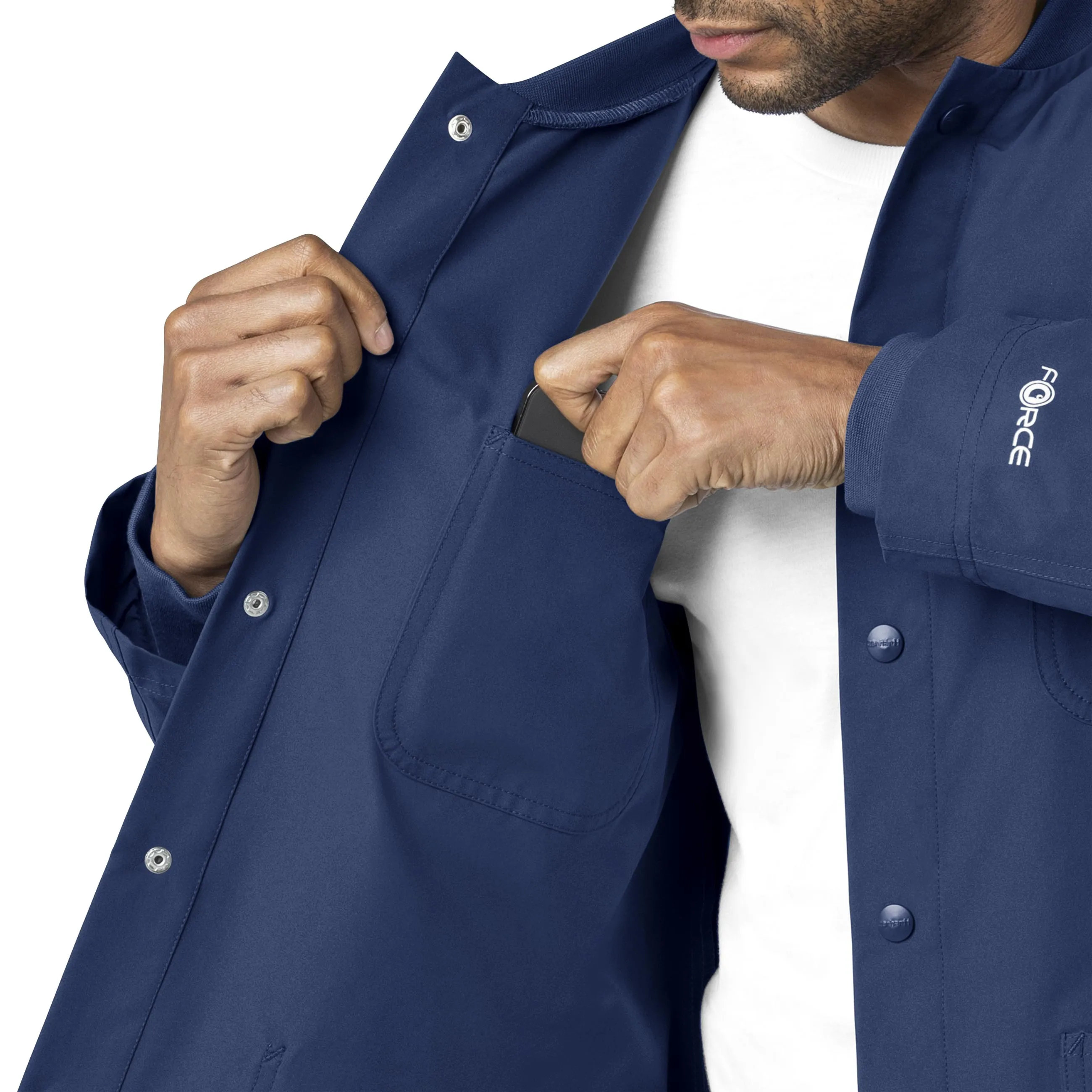 Carhartt Force Essentials Unisex Chore Coat - Navy