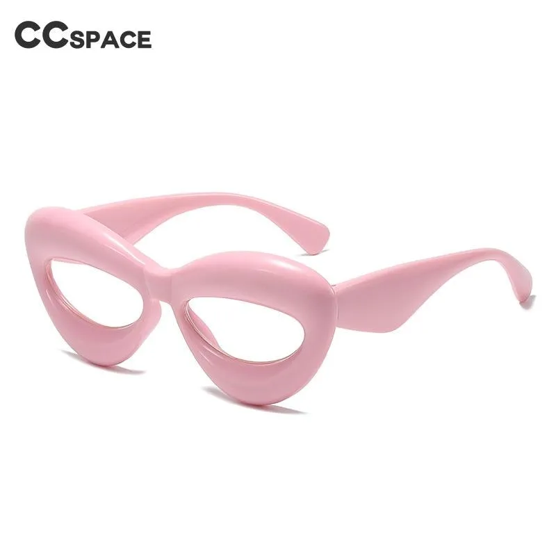 CCspace Unisex Full Rim Acetate Cat Eye Or Square Eyeglasses 55579