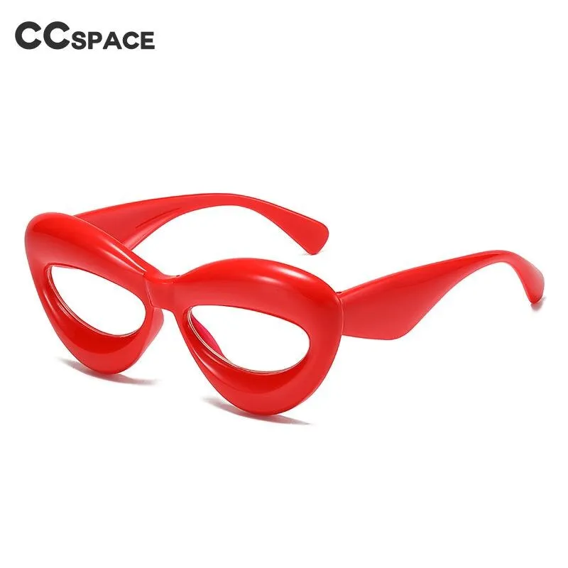 CCspace Unisex Full Rim Acetate Cat Eye Or Square Eyeglasses 55579