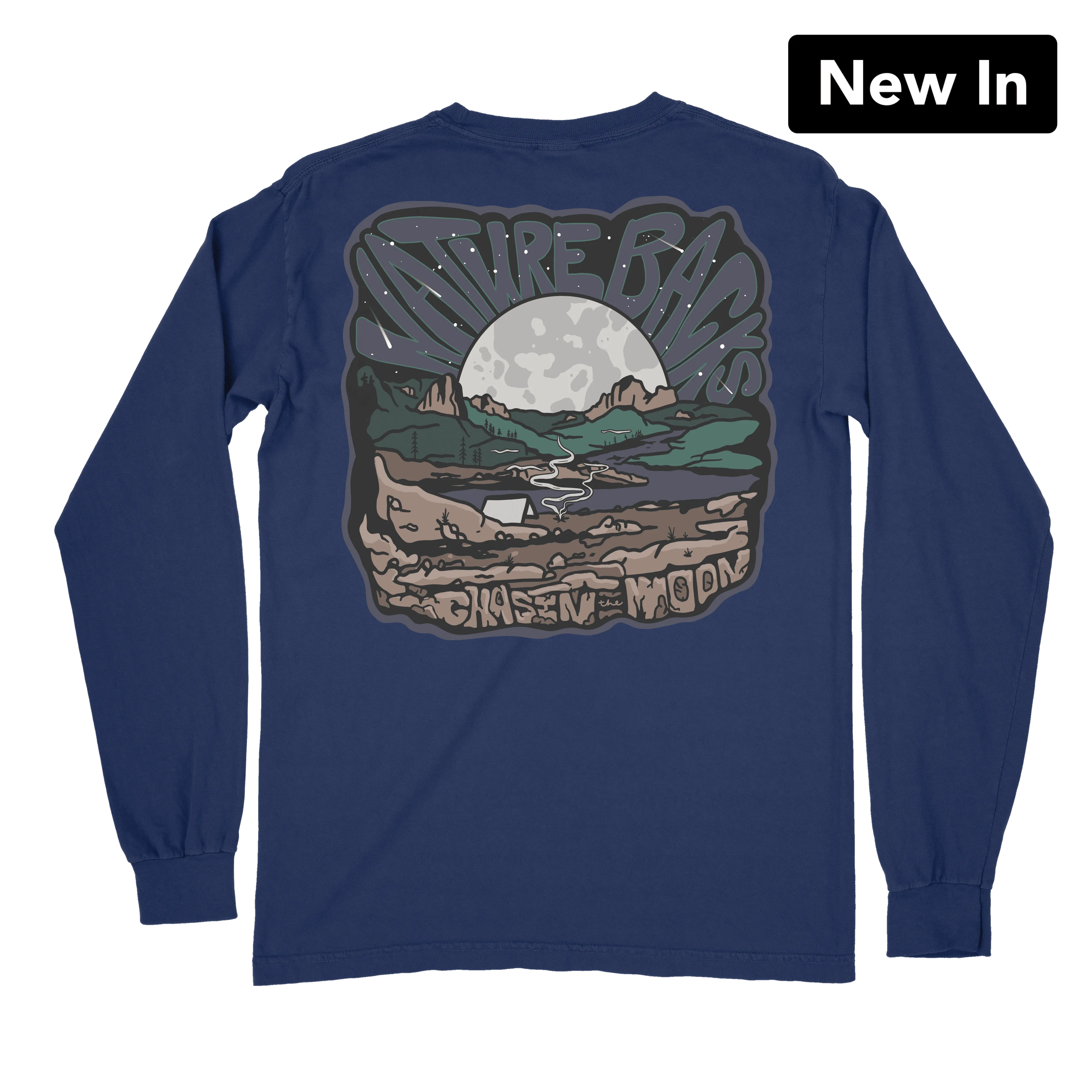 Chasing the Moon Long Sleeve (Deep Blue)