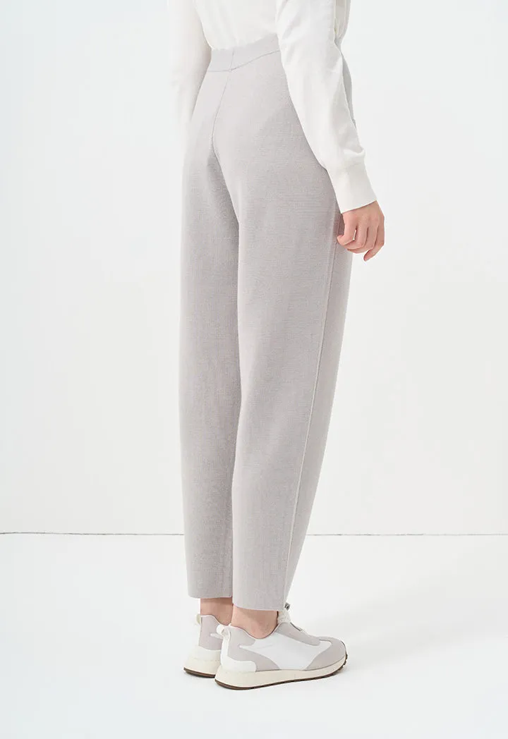 Choice Single Tone Loose Fit Trousers Grey