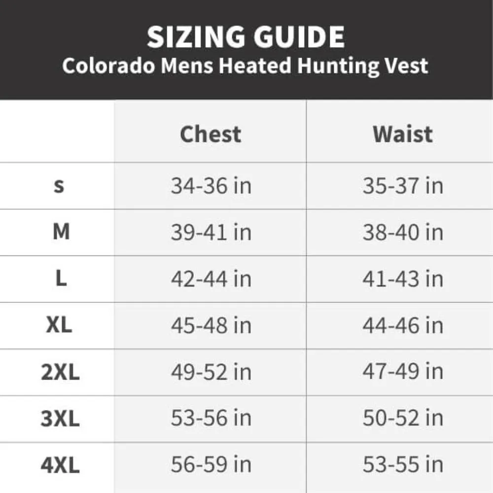 Colorado Men’s Heated Hunting Vest - Available in Mossy Oak® and Real Tree®