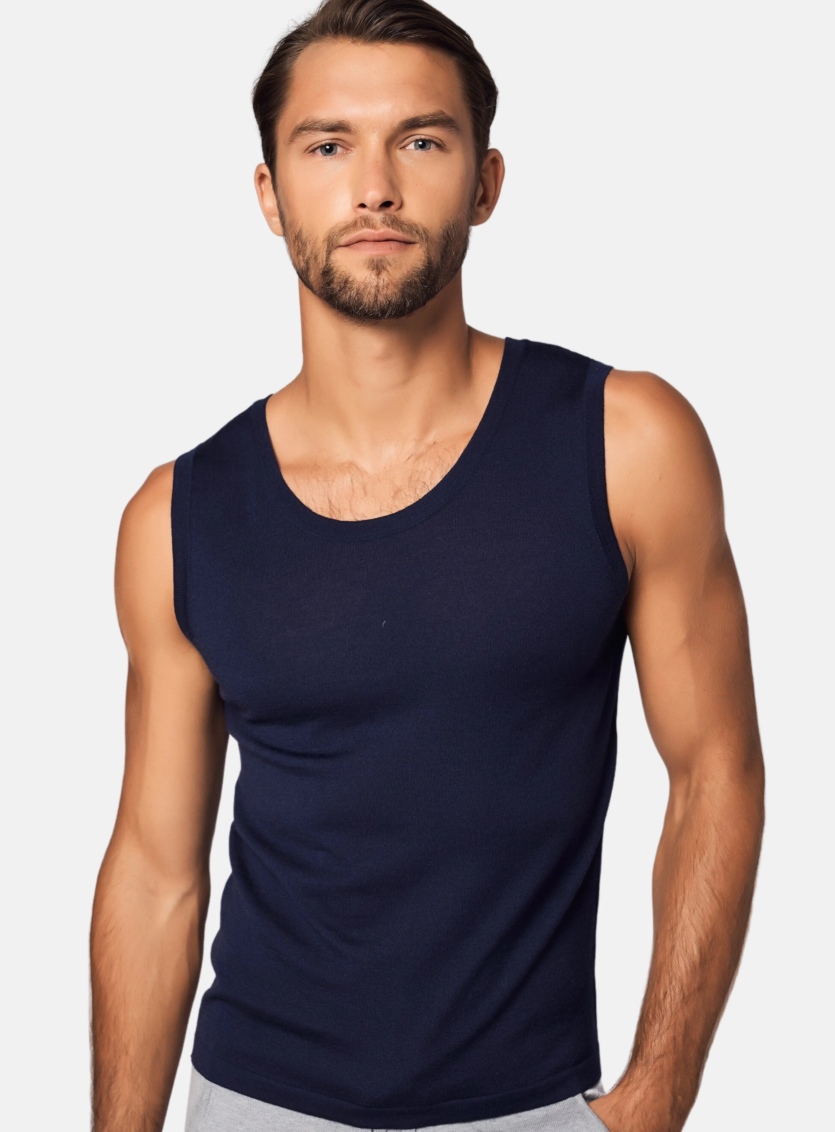 Cotton Cashmere Vest