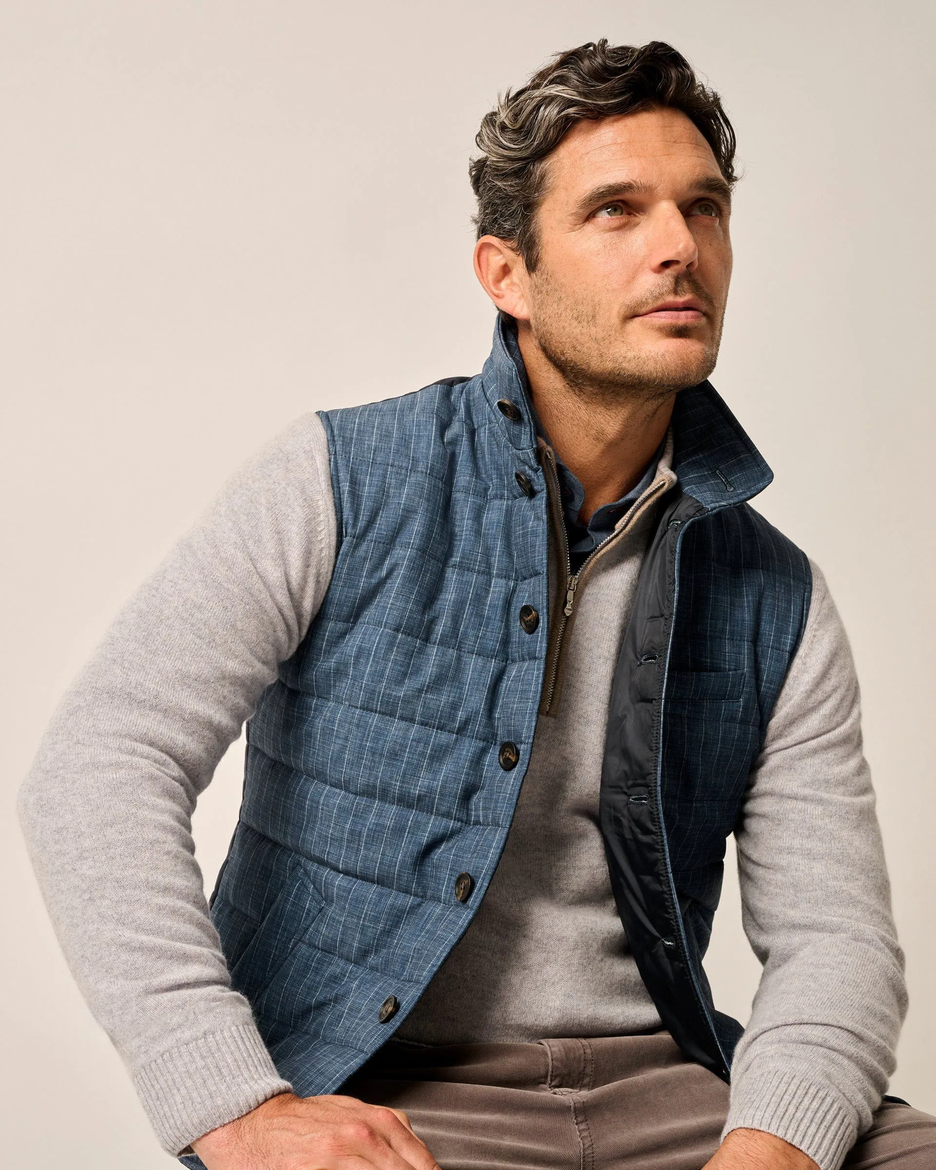 Craig Button-Down Puffer Vest