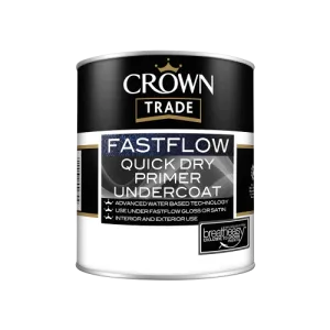 Crown Trade Fastflow Quick Dry Primer Undercoat White