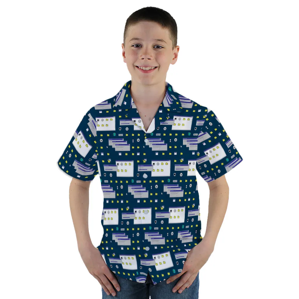 Dark Pattern98 Youth Hawaiian Shirt