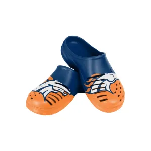 Denver Broncos NFL Youth Colorblock Big Logo Clog