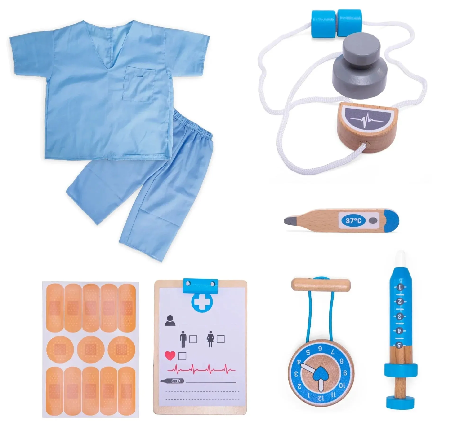 Doctor Scrubs Costume Set