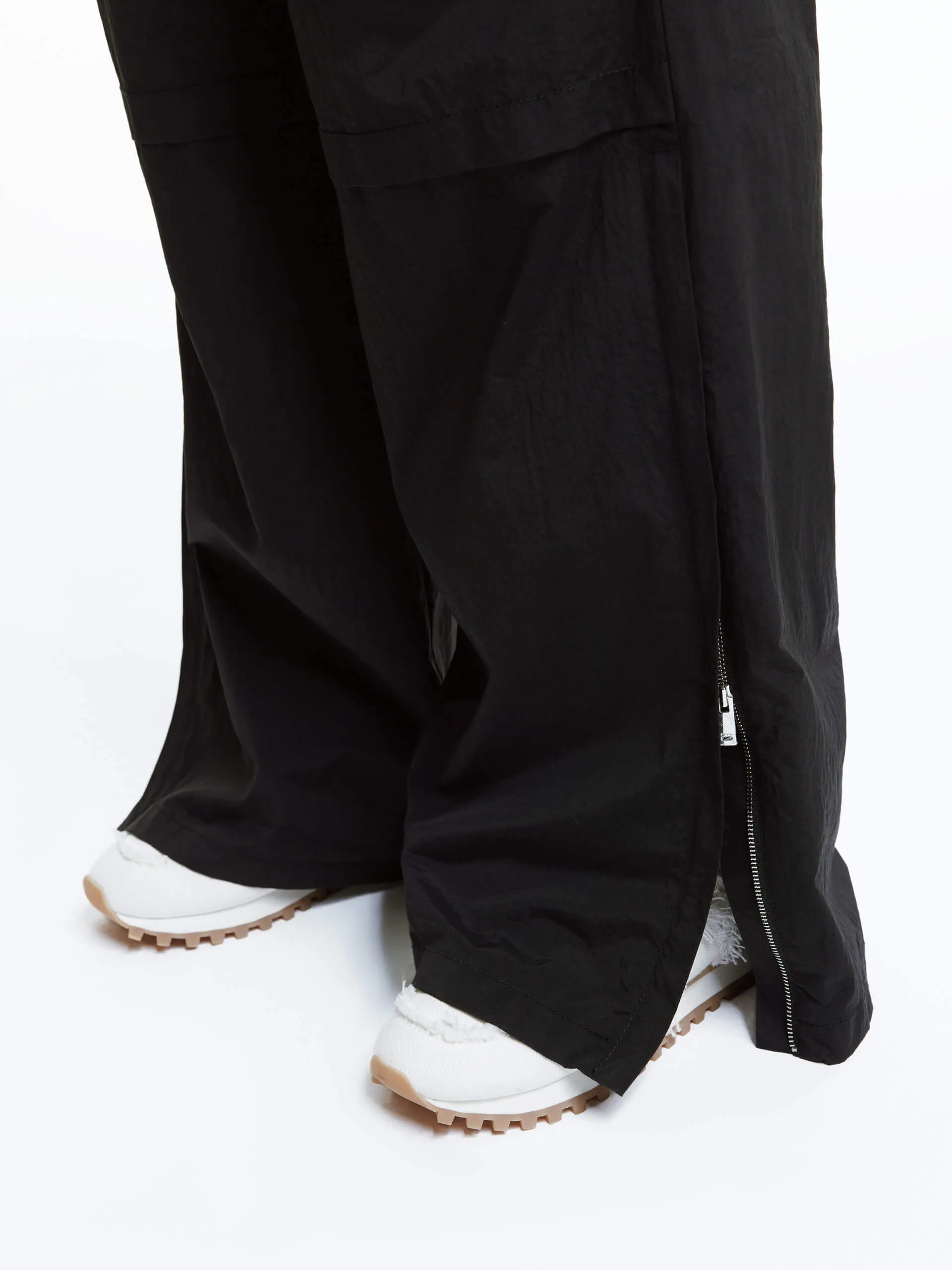 Drawstring Waist Cargo Trousers