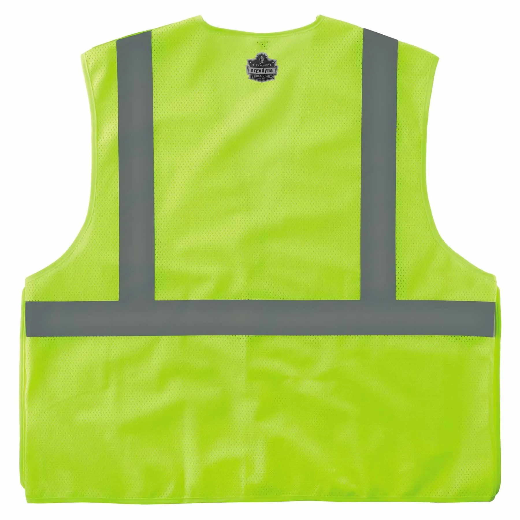 Ergodyne 24542 8215BA-S S Lime Class 2 Economy Breakaway Mesh Vest - Single Size