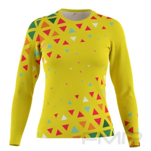 FMR Women's Triangle Technical Long Sleeve Running Shirt