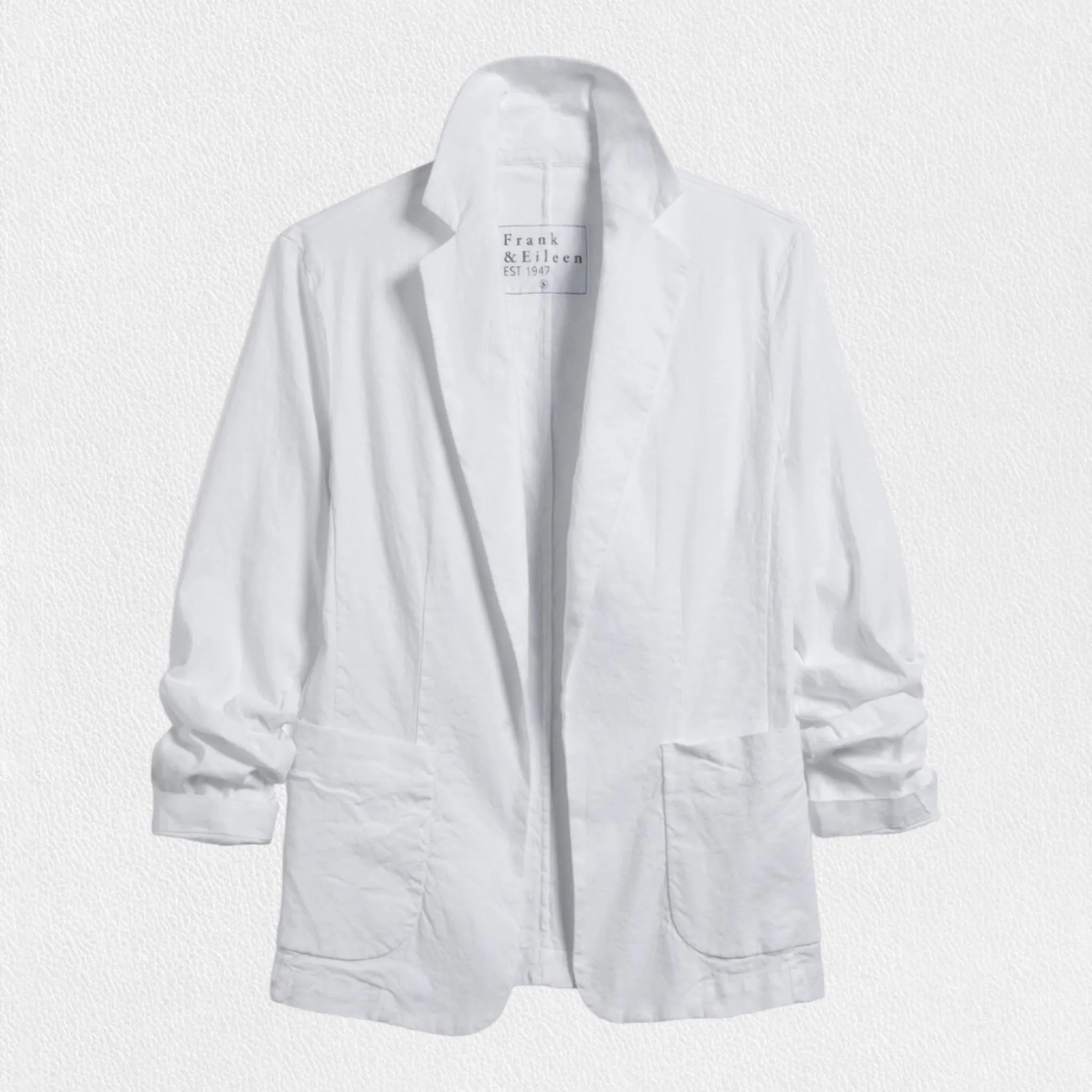 FRANK AND EILEEN - DUBLIN TAILORED BLAZER IN PERFORMANCE LINEN