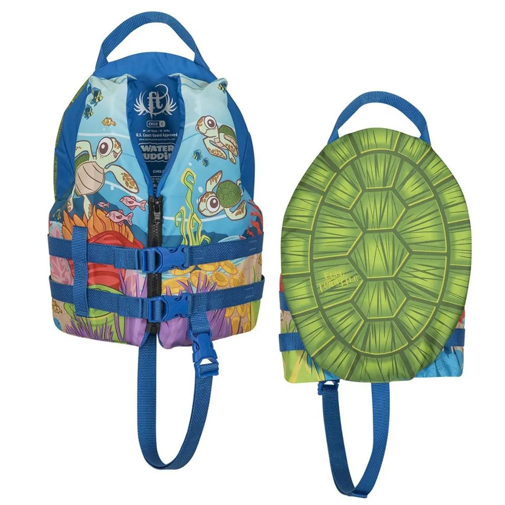 Full Throttle Water Buddies Vest - Child 30-50lbs - Turtle