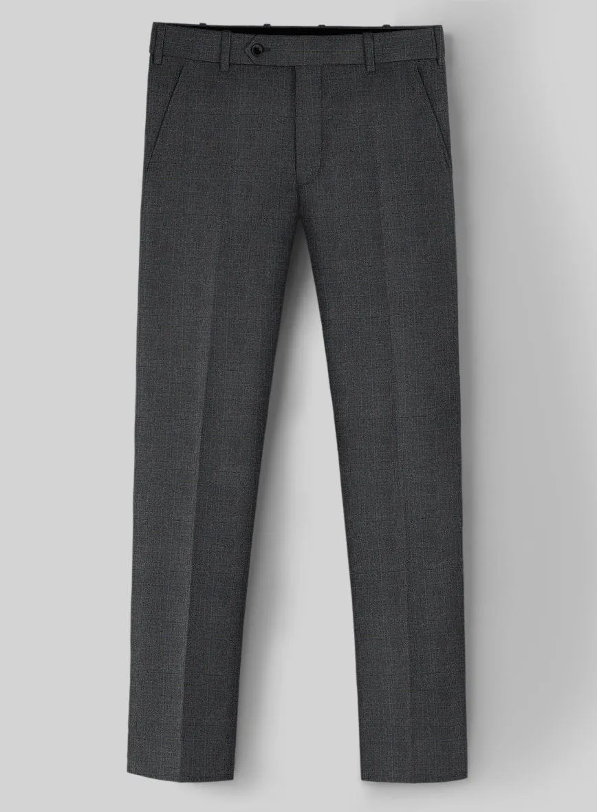 Hardy Minnis Dark Gray Glen Wool Suit