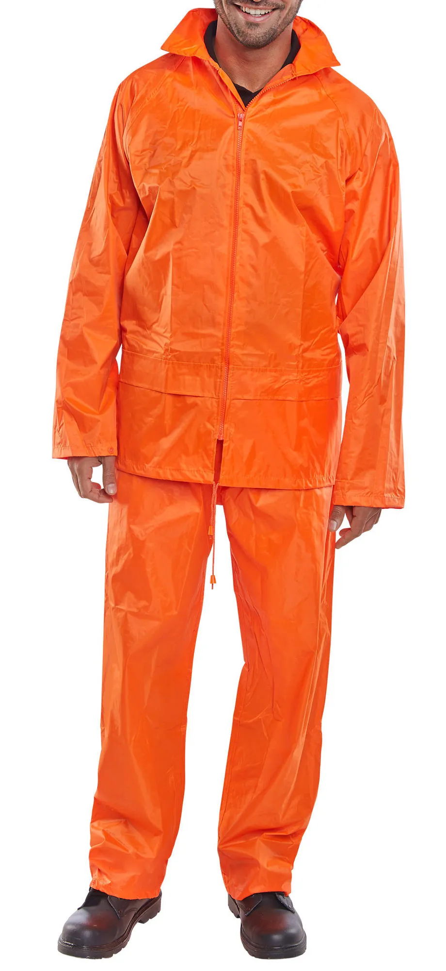 Hi-Vis PVC Rain Jacket and Trouser