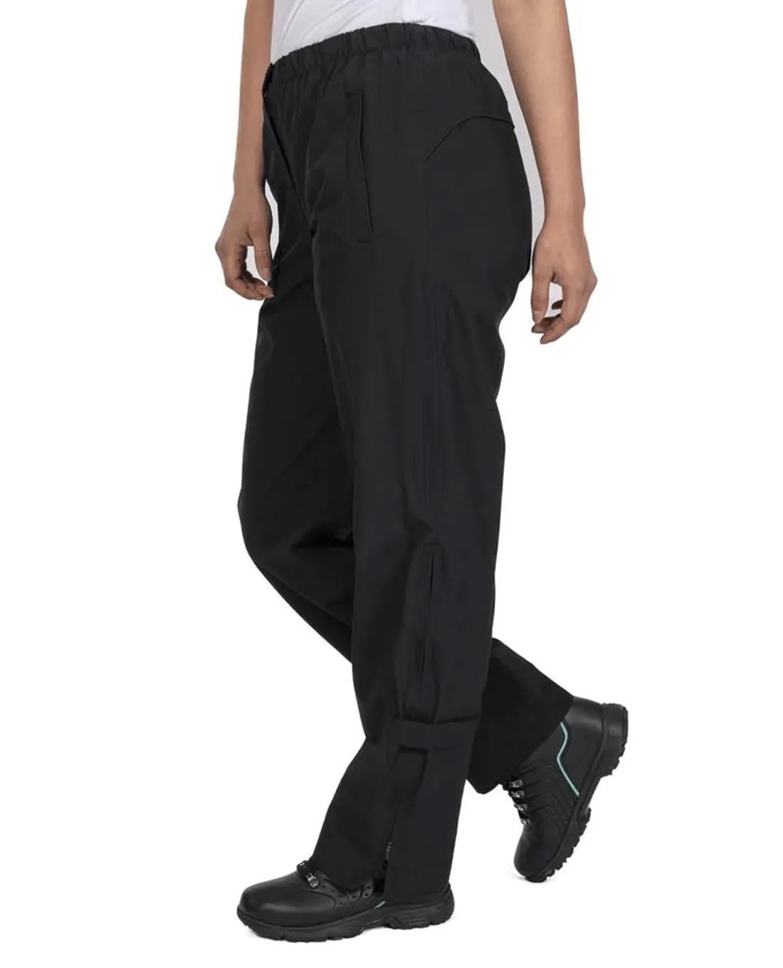 ISLAND GREEN Waterproof Adjustable Length Trousers Black