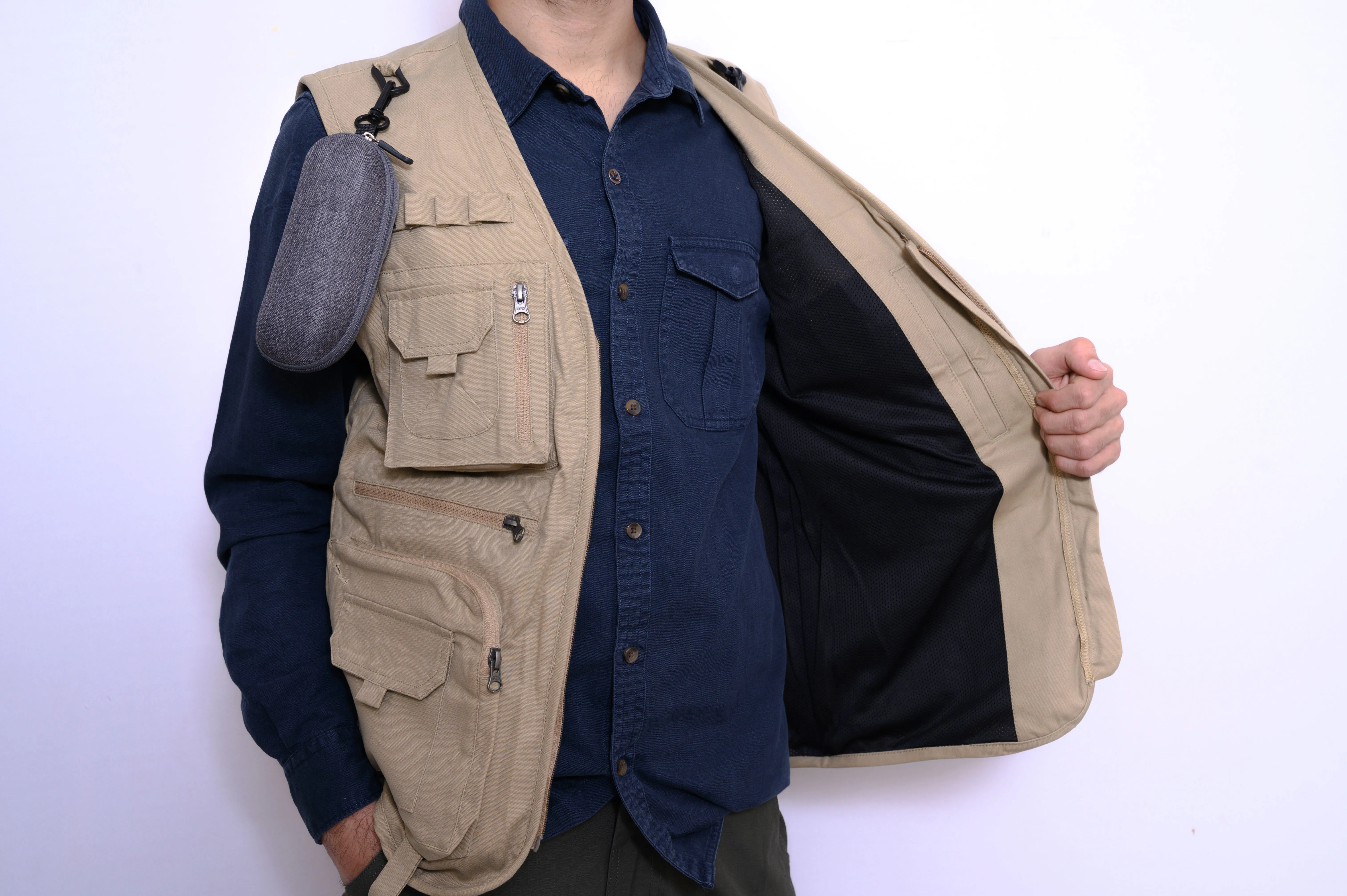 JAG Kaziranga Series Multi-Pocket Jacket | Safari Jacket | 9 Pockets | Unisex | Travellers Jacket