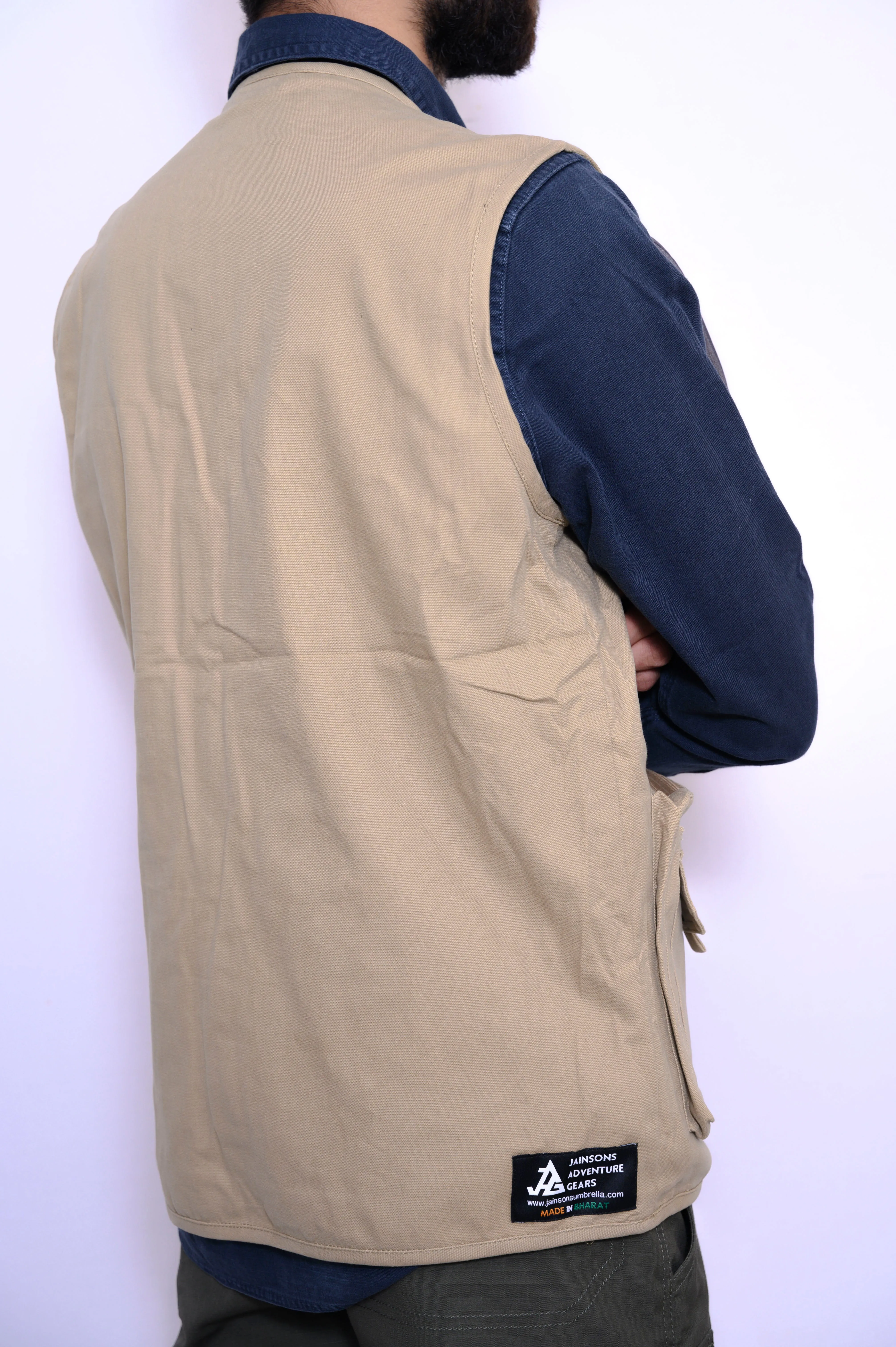 JAG Kaziranga Series Multi-Pocket Jacket | Safari Jacket | 9 Pockets | Unisex | Travellers Jacket