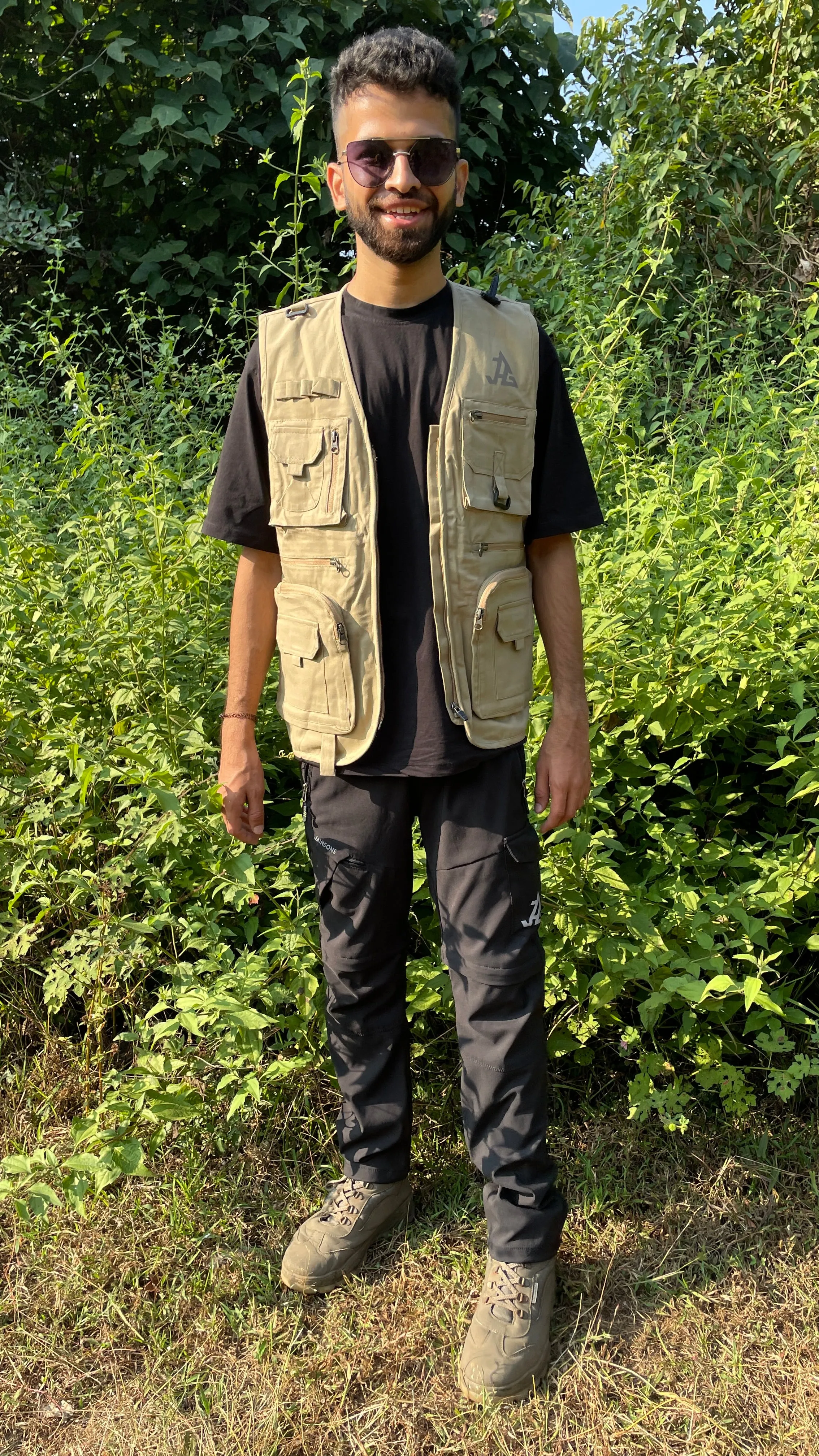 JAG Kaziranga Series Multi-Pocket Jacket | Safari Jacket | 9 Pockets | Unisex | Travellers Jacket