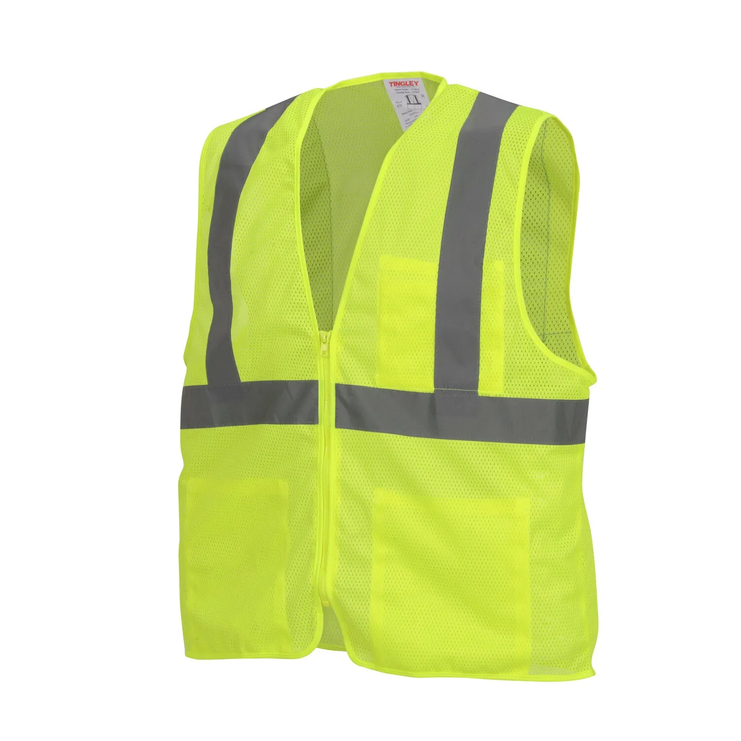 Job Sight Class 2 Zip-Up Mesh Vest