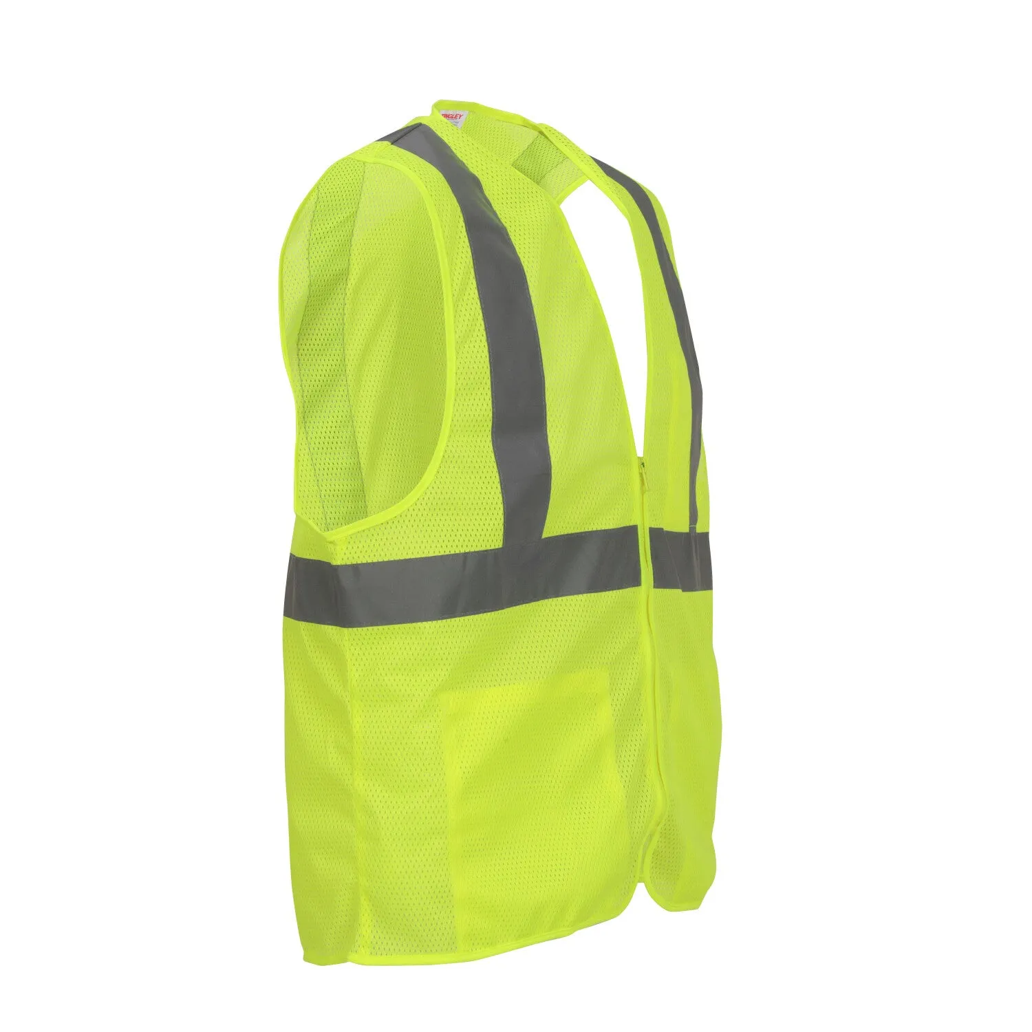 Job Sight Class 2 Zip-Up Mesh Vest