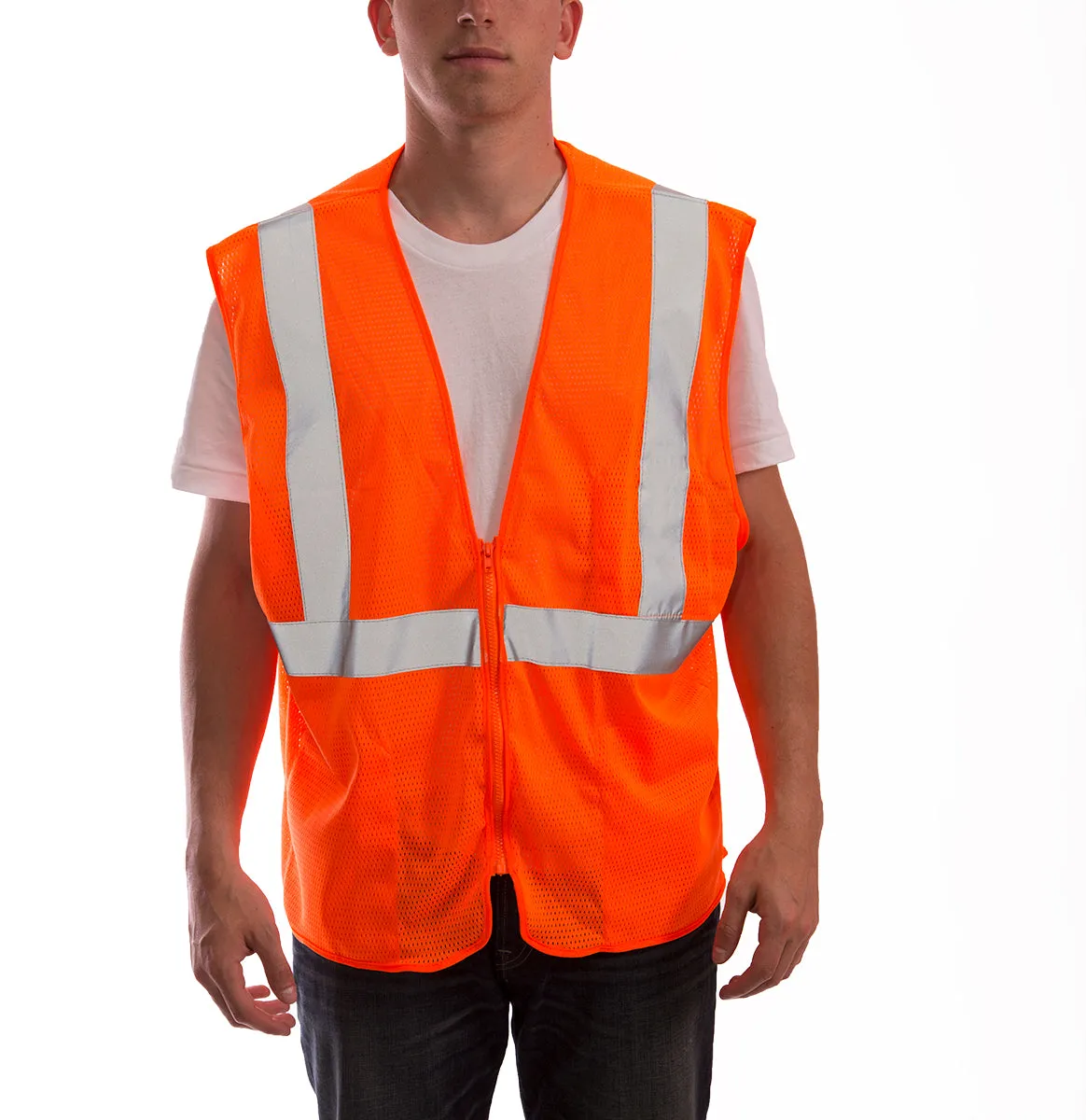 Job Sight Class 2 Zip-Up Mesh Vest