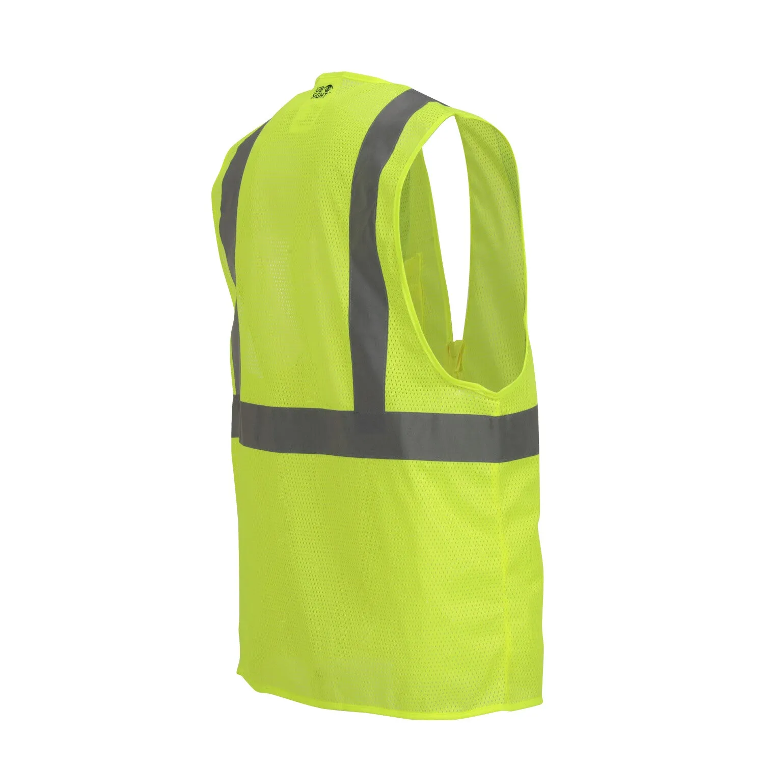 Job Sight Class 2 Zip-Up Mesh Vest