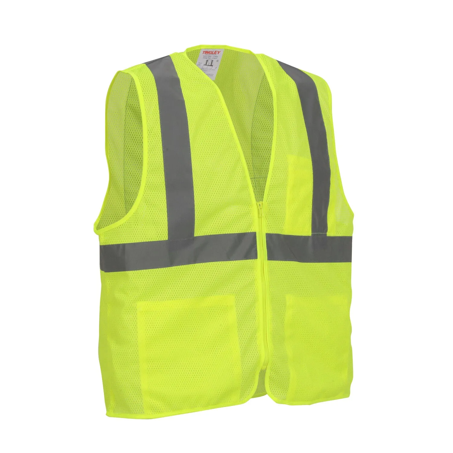 Job Sight Class 2 Zip-Up Mesh Vest