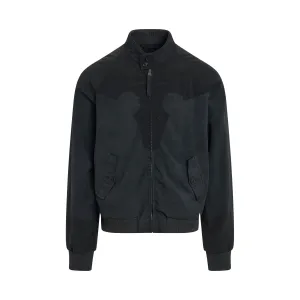 Light Nylon Canvas Jacket in Charcoal