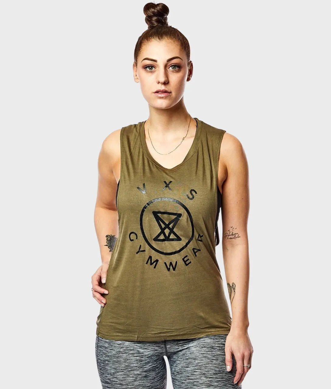 LOGO Sleeveless [Olive]