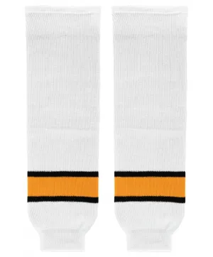 Modelline American International Yellow Jackets Alternate White Knit Ice Hockey Socks