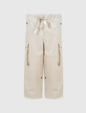 MULTI POCKET DRAWSTRING TROUSERS