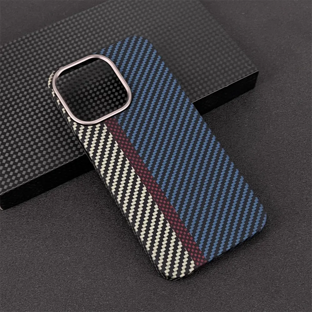 Oatsbasf Luxury Pure Aramid Fiber Case for Apple iPhone