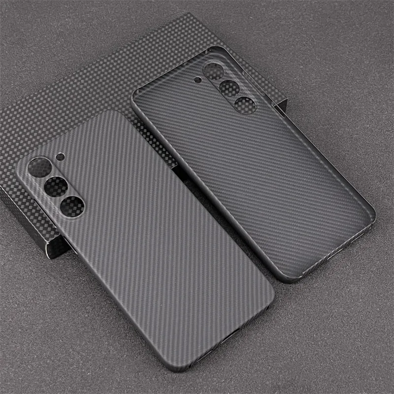 Oatsbasf Luxury Pure Aramid Fiber Case for Samsung Galaxy S23 Series Smartphones